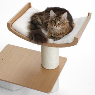 Modern Wooden Cat Tree - Kyoto Perch 1