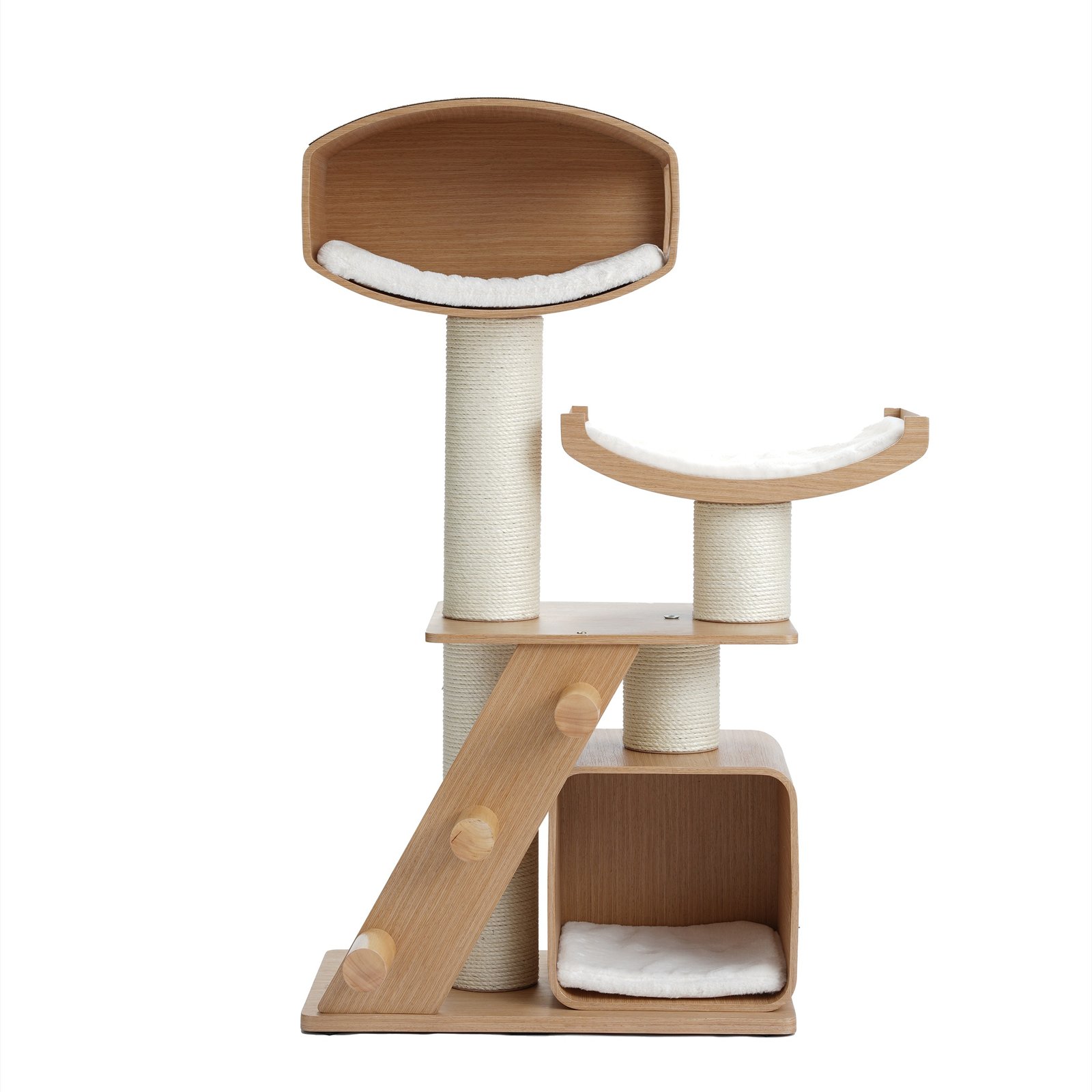 Modern Wooden Cat Tree - Kyoto Perch 5